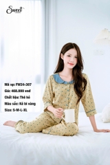 Bộ Sweet Thô kẻ bi  F24-307
