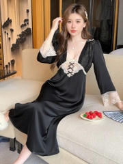 Váy lụa dáng dài 533