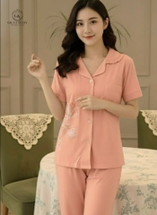 Bộ cotton áo tay cộc ,QL -gk26261