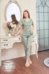 Bộ GK lụa  tay cộc .Qdài  - gk 83