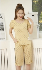 Bộ Sunfly kate áo cộc q.ngố ST9157