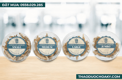 Nhân sâm Hoa Kỳ nguyên củ sấy khô - Size Jumbo