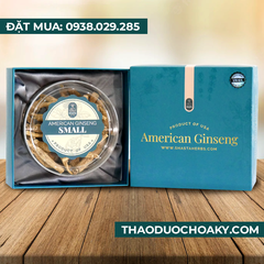 Nhân sâm Hoa Kỳ nguyên củ sấy khô - Size Small