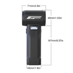 Quạt Phản Lực Super Turbo Fan G1 400W – Pin 10.000mAh, 10 Cấp Gió