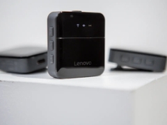 Micro không dây âm thanh nổi Lenovo MC550 dùng để ghi hình DSLR, IOS, Android, PC, phát trực tiếp, phỏng vấn, Mini Mic 300 mAh