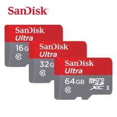 Thẻ nhớ sandisk 128GB /64GB/32GB dùng điện thoại, máy ảnh - Class 10 Ultra 667x 100MB/s