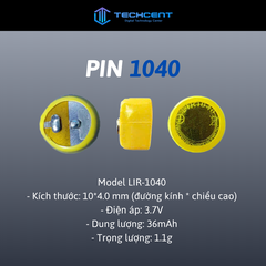 Pin Tai Thay Thế Cho Tai Nghe Hổ Vằn Ap2, Ap3, Ap4, Pro1, Pro2