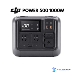 Trạm điện di động 220V DJI Power 500, Công suất 1000W, Pin LFP (LiFePO4) 512Wh, Sạc nhanh 70 phút