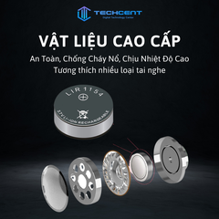 Pin Tai Thay Thế Cho Tai Nghe Hổ Vằn Ap2, Ap3, Ap4, Pro1, Pro2