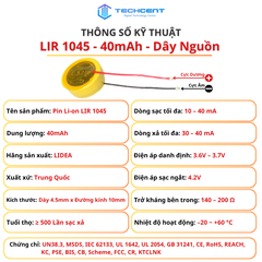 Pin thay thế cho tai nghe không dây