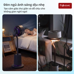 Quạt tuần hoàn không khí Fujihome LUXURY CFR01PRO-VOICE - Điều Khiển Giọng Nói, Gió Mạnh 3D, Làm Mát Toàn Phòng