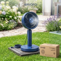 Quạt Tích Điện Vavofo VF-FX02 – Pin 10.000mAh, Điều Khiển Giọng Nói