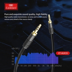Dây Ra Loa 2 đầu 3.5 Earldom AUX – 35 Dài 1M