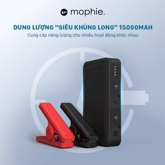 Pin Sạc Dự Phòng Kiêm Kích Bình Ô Tô Mophie AC55500 15000mAh – Sạc Dự Phòng 3in1 Có Cổng AC 220V, Sạc Nhanh
