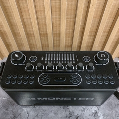 Loa Karaoke MONSTER AirRock SK100 – Loa Livestream 2 Mic Không Dây