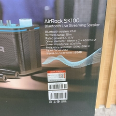Loa Karaoke MONSTER AirRock SK100 – Loa Livestream 2 Mic Không Dây
