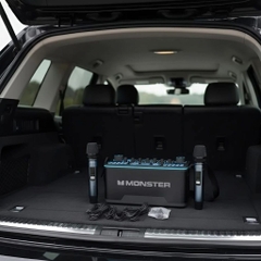 Loa Karaoke MONSTER AirRock SK100 – Loa Livestream 2 Mic Không Dây