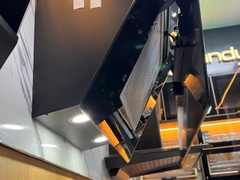 Máy hút mùi kính vát màu đen cảm ứng 70cm Dandy DY-KP652