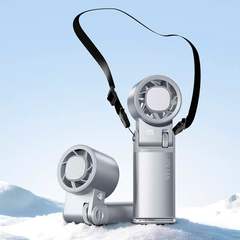 Quạt Mini Cầm Tay IceWing JF181 Vỏ Nhôm Cao Cấp – Có Làm Lạnh, 199 Tốc Độ, Pin Sạc, Màn Hình LED