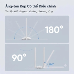 Bộ Thu WiFi USB AX1800 WiFi 6 Rock Space U1A Băng Tần Kép USB 3.0 Tốc Độ 1800Mbps