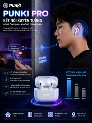 Tai Nghe Không Dây Punki Pro 2 Hổ Vằn 1563E ANC Chống Ồn Chủ Động