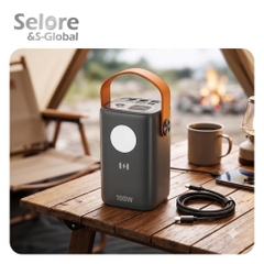 Pin Dự Phòng Selore & S-Global SEPB1201 60000mAh PD 100W Sạc Nhanh 5 Cổng