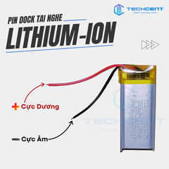 Pin Dock Sạc Thay Thế Cho Tai Nghe Hổ Vằn Ap2, Ap3, Ap4, Pro1, Pro2