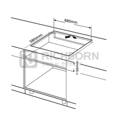 Bếp Từ Đôi RICHBORN RI7343H28Q Malaysia