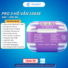 Tai Nghe Pro 3 Hổ Vằn 1563E ANC 45dB (Mới Ra Mắt 2026)