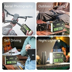 Pin dự phòng Movespeed 70000mAh 100W 2C2A tích hợp màn hình, đèn pin Led, SOS Mode Z70Pro