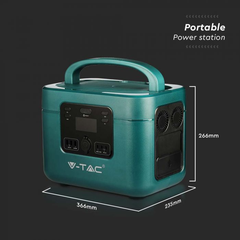 Trạm Sạc Điện Di Động V-TAC VT-1001 | 1000W, Dung Lượng 1050Wh, Pin LiFePO4