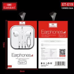 Tai Nghe Có Dây Chân Type C Earldom E19 Chính Hãng Bảo Hành 1 Năm