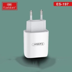 Bộ Sạc Earldom ES-197 Ra 2 cổng USB sạc nhanh 2.1A