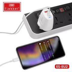 Bộ Sạc Nhanh PD 20W 2 cổng Earldom ES-EU2