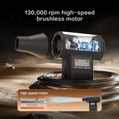 Quạt Phản Lực Honyjor Super Turbo Fan 5000mAh Có Màn Hình Hiển Thị - 130.000RPM