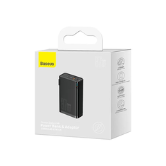 Cốc Sạc Siêu Nhanh Kiêm Pin Dự Phòng Baseus Power Station 4 Hybrid GaN Power Bank Adaptor 10000mAh 87W