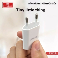 Bộ sạc nhanh iphone Earldom ES - EU8 1 Cổng USB 5V/2A