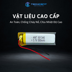 Pin Dock Sạc Thay Thế Cho Tai Nghe Hổ Vằn Ap2, Ap3, Ap4, Pro1, Pro2