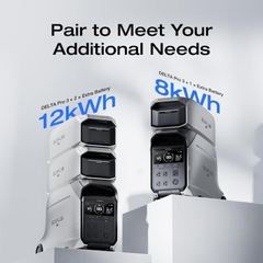 Trạm pin mở rộng EcoFlow DELTA Pro 3 Smart Extra Battery | 4096Wh | Hàng Chính hãng | Bảo hành 5 Năm