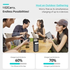 Trạm sạc mini - Sạc dự phòng ROMOSS PMT60 – 60.000mAh | 100W sạc nhanh 2 chiều