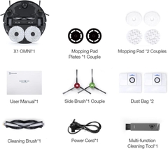 Robot hút bụi lau nhà Ecovacs Deebot X1 OMNI - Cũ Nội Địa