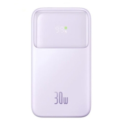 Sạc Dự Phòng Baseus Comet 10000mAh | Kèm Sẵn 2 Dây Sạc Nhanh Type-C 30W (Màu Tím)