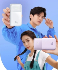 Sạc Dự Phòng Baseus Comet 10000mAh | Kèm Sẵn 2 Dây Sạc Nhanh Type-C 30W (Màu Tím)