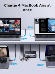 Trạm Sạc UGREEN X766 200W GaN – 8 Cổng Sạc Nhanh PD 100W Cho Mọi Thiết Bị