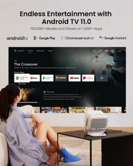 Jmgo N1s Quốc Tế – Máy Chiếu Thông Minh, Gimbal xoay 135 độ, Tích Hợp Hệ Điều Hành Google TV, Netflix Chính Chủ Tìm Kiếm Giọng Nói, Bảo Hành 12 Tháng