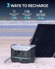 Trạm điện di động DaranEner NEO2000 - 2073,6Wh, Công suất 2000W, Sạc đầy 1,8 giờ