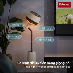 Quạt tuần hoàn không khí Fujihome LUXURY CFR01PRO-VOICE - Điều Khiển Giọng Nói, Gió Mạnh 3D, Làm Mát Toàn Phòng