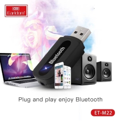 USB Thu Bluetooth Earldom M22 nhựa cao cấp ABS và PC