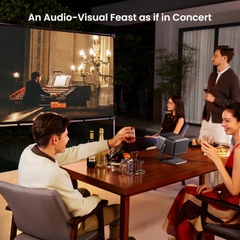 Máy chiếu JMGO N1 Ultra 4K với Laser ba màu MALC™ 4000 ANSI Lumens & Tự động hiệu chỉnh hình ảnh Free-Project 360°, Loa Dynaudio, Kết nối với KD3 Android TV Stick