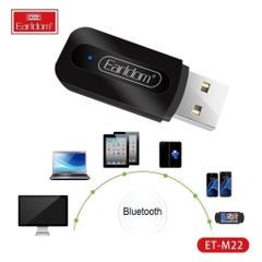 USB Thu Bluetooth Earldom M22 nhựa cao cấp ABS và PC